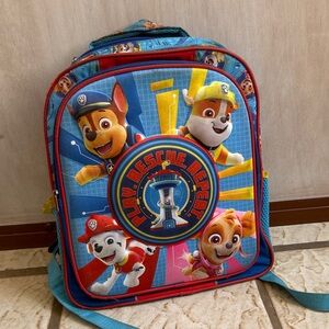 Paw Patrol Play Rescue Repeat Backpack - Blue, Red, Yellow